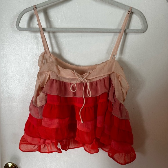 NWT Ruffle Tank Top - Picture 3 of 5